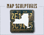 Map Sculptures
