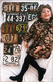 Lucy with door